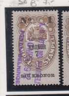 Zweden Fiskale Zegel Cat. Barefoot : Fondstaempel(Bill Of Exchange) 50bA Dikke Druk - Revenue Stamps