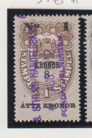 Zweden Fiskale Zegel Cat. Barefoot : Fondstaempel(Bill Of Exchange) 51bA Dikke Druk - Revenue Stamps