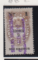 Zweden Fiskale Zegel Cat. Barefoot : Fondstaempel(Bill Of Exchange) 52bA Dikke Druk - Revenue Stamps