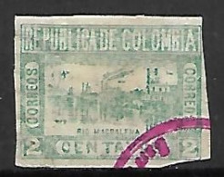 COLOMBIE   -   1902.   Y&T N° 137 Oblitération Rouge - Colombia