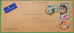 ZA1478 - Kenya Uganda Tanganyika +  SOUTH AFRICA - POSTAL HISTORY - Mixed Franking On COVER   1946 - Kenya, Ouganda & Tanganyika