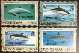 Montserrat 1990 WWF Dolphins Specimen MNH - Dauphins