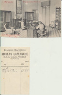 CARTES POSTALES    " BUREAU DE LA DIRECTICE DE L'ECOLE MOYENNE POUR JEUNES FILLES DE PERUWELZ  "   1916. - Schulen