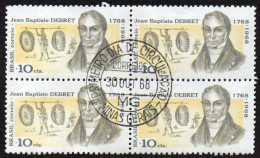 Brazil 1968 First Day Cancel On Block Of 4 - Neufs