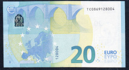 € 20  IRELAND TC  T006  DRAGHI  UNC - 20 Euro