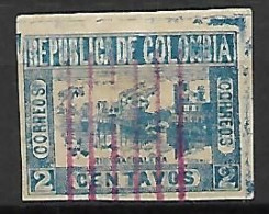 COLOMBIE   -   1902.   Y&T N° 138 Oblitération Rouge - Colombia