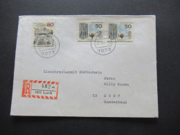 Berlin (West) 1965 / 1966 Das Neue Berlin MiF Einschreiben Lorch Hermann E. Sieger / Einschreiben Mit Rückschein - Covers & Documents