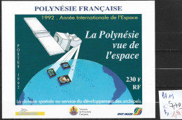 POLYNESIE FRANCAISE BF 19 * Côte 7.70 € - Blocchi & Foglietti