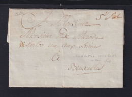 Belgien Brief 1803 Aeltre Nach Bruxelles - 1794-1814 (Franse Tijd)