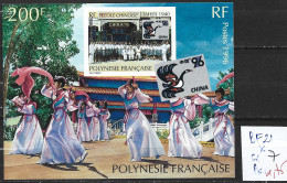 POLYNESIE FRANCAISE BF 21 * Côte 7 € - Blokken & Velletjes