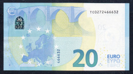 € 20  IRELAND TC  T005  DRAGHI  UNC - 20 Euro