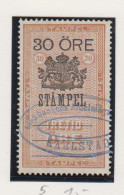 Zweden Fiskale Zegel Cat. Barefoot : Staempel(Documentary) 5 - Revenue Stamps