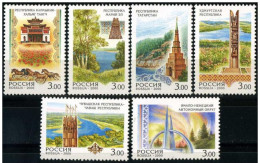 Russie 2000 N° 587-592 Yvert N° 6467-6472 MNH ** - Ongebruikt