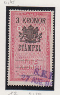 Zweden Fiskale Zegel Cat. Barefoot : Staempel(Documentary) 12 - Revenue Stamps