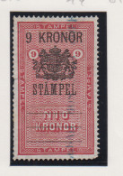 Zweden Fiskale Zegel Cat. Barefoot : Staempel(Documentary) 18 - Revenue Stamps