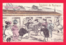 F-31-Barbazan-18Ph125  Souvenir, à L'assaut, Cpa BE - Barbazan