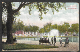 Montreal  Quebec - Postmarked 1908 - C.P.A. - St Louis Square Montreal - By E.P. Charlton - Montreal