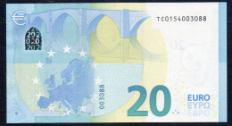 € 20  IRELAND TC  T002  DRAGHI  UNC - 20 Euro