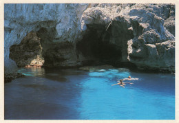 CARTOLINA ITALIA 1995 TRAPANI ISOLE EOLIE MARETTIMO GROTTA PERCIATA Italy Postcard ITALIEN Ansichtskarten - Trapani