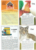 Lot 9 Cpm - Illustration Signe ZODIAQUE Horoscope Chinois Arabe Gaulois Pommier Aztèque Africaine Coq Maison Chat - Astrology