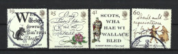 Gr. Britain 1996 Robert Burns  Y.T. 1847/1850 (0) - Used Stamps