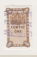 Zweden Fiskale Zegel Cat. Barefoot : Staempel(Documentary) 35 Tanding 12 1/2 - Revenue Stamps