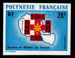 POLYNESIE -  N°  91** - Non-dentelé - 2ème Rallye Des Scouts Et Guides De France. - Altri & Non Classificati