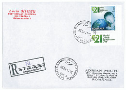 NCP 13 - 72-a World DOWN Syndrome Day, Romania - Registerd, Stamp With TABS - 2011 - Brieven En Documenten