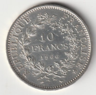 10 Francs Hercule Argent 1966 - Silver - - 10 Francs