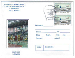 COV 93 - 259 Men's Basketball LIMASSOL, Romania - Cover - Used - 2003 - Basketball