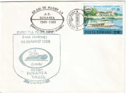 COV 93 - 50 - 20 Years Of Rugby In Giurgiu, Romania - Cover - Used - 1989 - Rugby