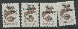 Russia:Unused Stamps Overprinted Russian Stamps, Sankt-Peterburg, MNH - Ongebruikt