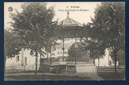 Virton. Place Du Peuple. Kiosque. Franchise Militaire 1922 - Virton