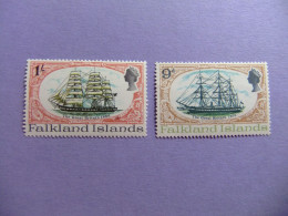 MALVINAS FALKLAND ISLANDS 1970  RESTAURACION DEL GREAT BRITAIN YVERT 188 +189 MNH - Falkland Islands