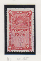 Zweden Fiskale Zegel Cat. Barefoot : Staempel(Documentary) 44 - Revenue Stamps