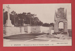 ETAPLES                        Monument Aux Morts Du Cimetière Anglais       62 - Etaples