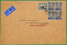 ZA1481 - Kenya Uganda Tanganyika - POSTAL HISTORY - Airmail COVER  1950's - Kenya, Uganda & Tanganyika