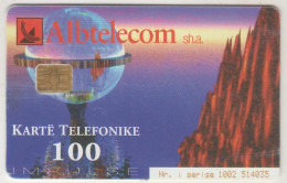 ALBANIA - Orb ,CN: Orange, 05/01, Tirage 90.000, 100 U, Used - Albania