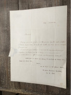 Lettre Du Frère Henri Dominique Lacordaire à Un Notaire D’Orange 1860 Sorèze (81) - Personaggi Storici