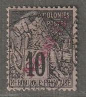 NOSSI-BE - N°23 Obl (1893) 10c Noir Sur Lilas - Used Stamps