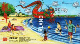 Aland - 2023 - Lunar New Year Of The Dragon - Mint Souvenir Sheet - Aland