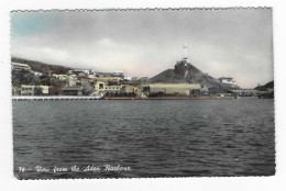 CPSM COLORISEE VIEW FROM THE ADEN HARBOUR, Format 9 Cm Sur 14 Cm Environ, YEMEN - Yémen