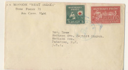 (C01) - HAITI - COVER LES CAYES => USA 1946 - Haïti