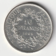 10 Francs Hercule Argent 1969 - Silver - - 10 Francs