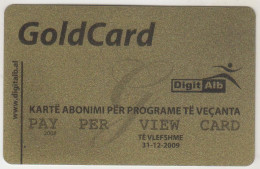 ALBANIA - Functional Card : TV Access, Digit Alb, Gold Card, Used - Albanië