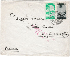 Maroc Espagnol, Enveloppe De Tetuan, 29 Mai 1939 Pour Hyeres, Var, Marque De Censure Au Départ - Marocco Spagnolo