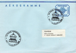NORVEGE  AEROGRAMME LA POSTE NORVEGIENNE PRESENTE A EXPO VALENCE 88 - Postal Stationery