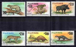 Philippines 1979 Animaux Sauvages (33) Yvert N° 1121 à 1126 Oblitéré Used - Philippines