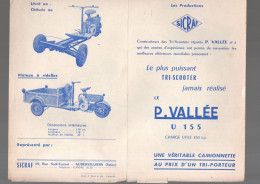 Aubervilliers (moto) Circulaire P VALLEE  Utilitaires  SICRAF   (PPP46670) - Motos