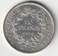 10 Francs Hercule Argent 1970 - Silver - - 10 Francs